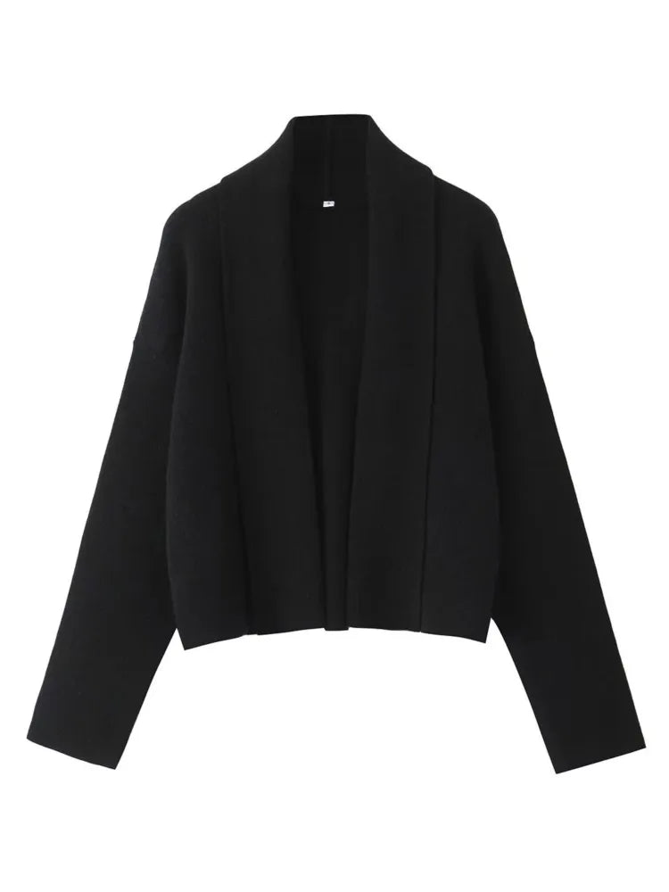 FAYE |  Autumn Cardigan with Shawl Collar 5
