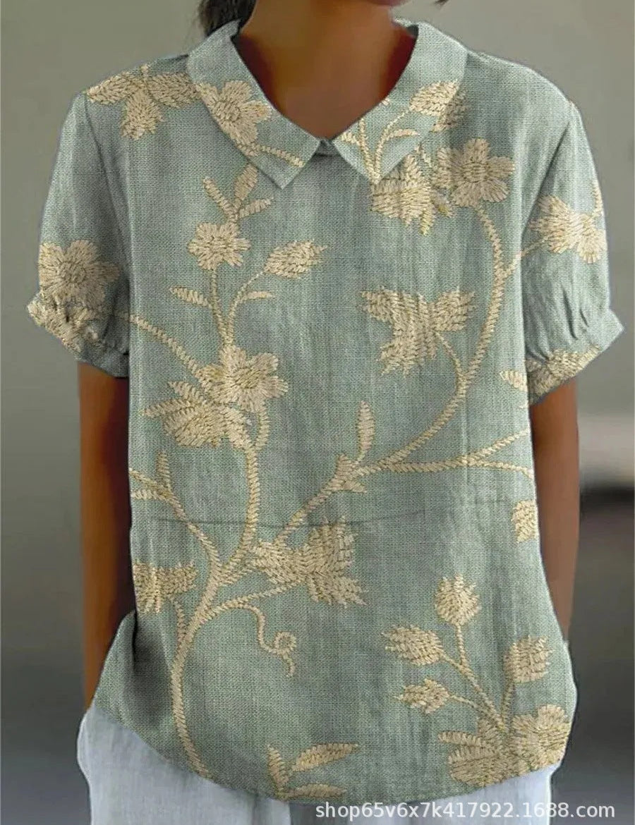 FLORA | Shirt with floral print 0