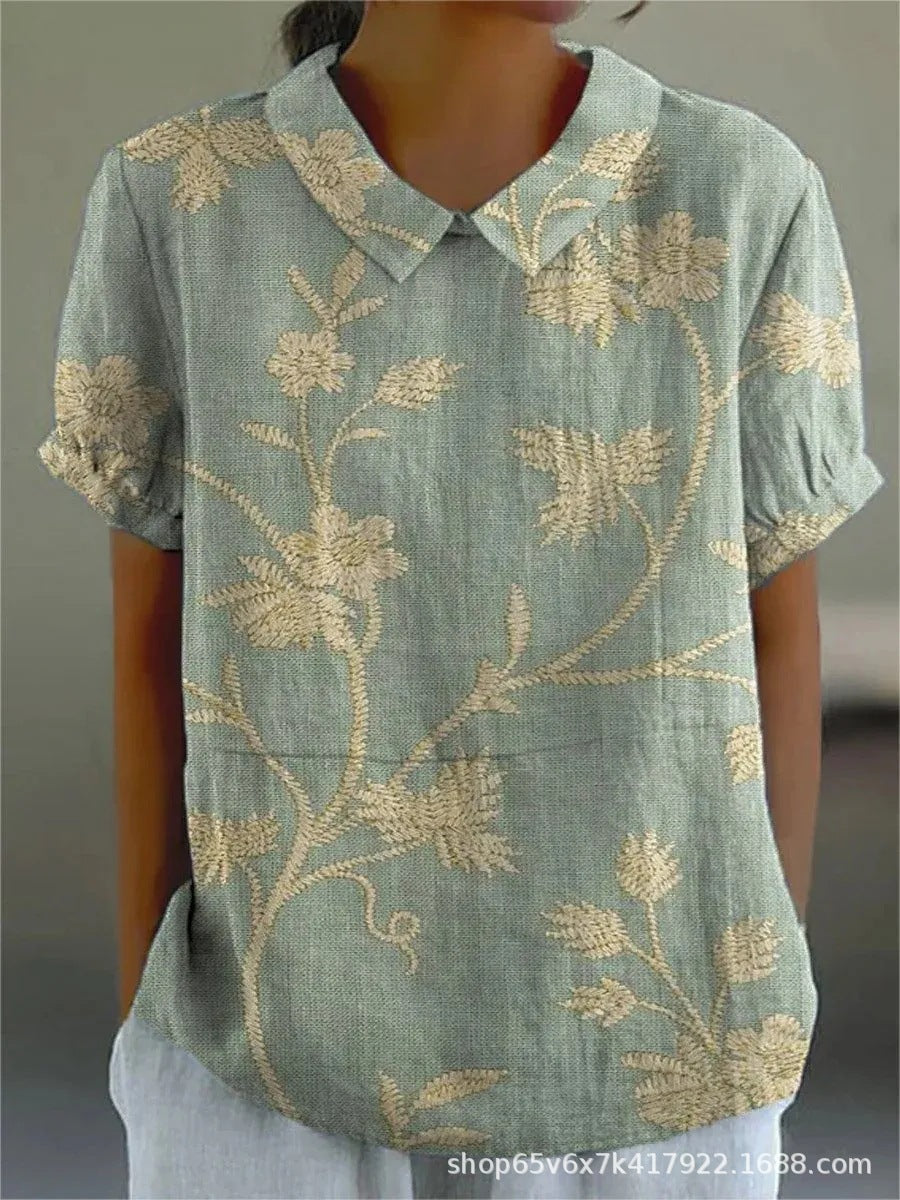 FLORA | Shirt with floral print 0