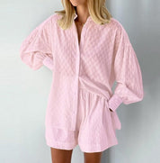 FREYA | Casual Breathable Blouse and Short Set 8