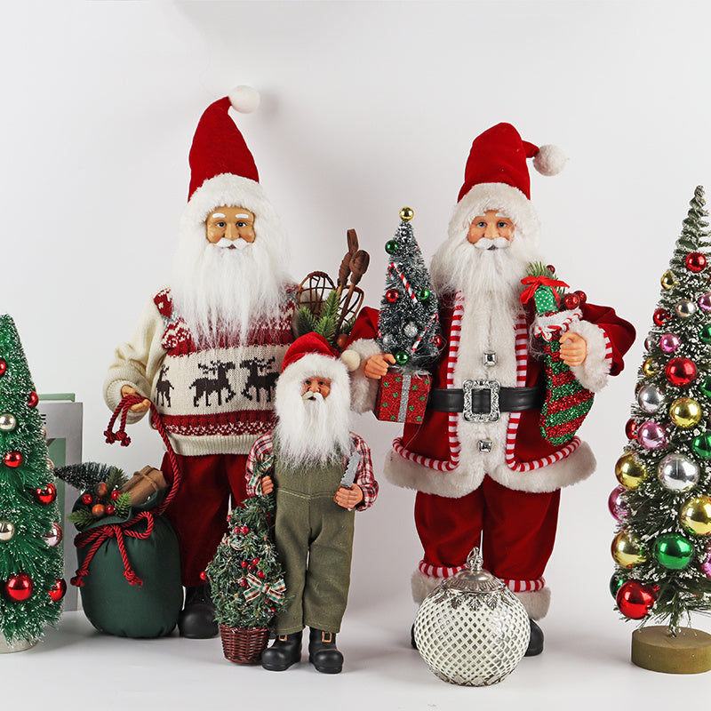 Fabric Santa Claus Home Decor And Decorations 1