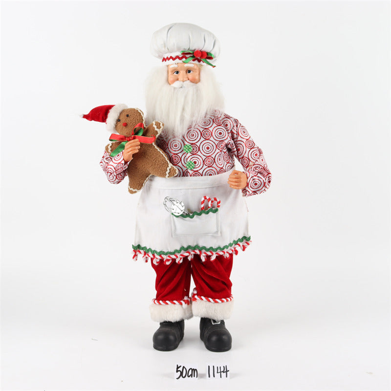 Fabric Santa Claus Home Decor And Decorations 4