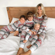 Family Christmas Pajama Set Comfortable Soft Fabric All Ages 0