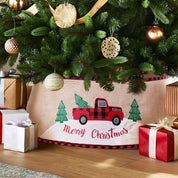 Fashionable, simple linen car skirt 1