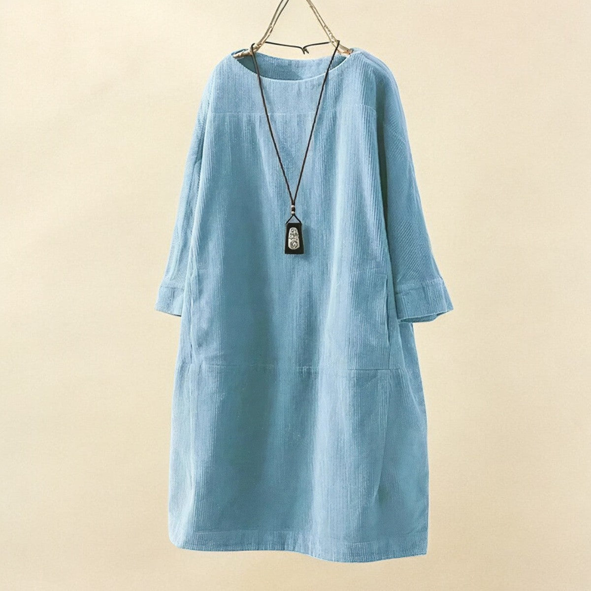 Flattering Women's Maxi Dress - Elegant Summer Dress for All Shapes, Tummy Conceal Design 1