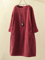 Flattering Women's Maxi Dress - Elegant Summer Dress for All Shapes, Tummy Conceal Design 11