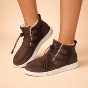 Magda | Women’s Cozy Fleece-Lined Sneaker Boots with Comfortable Rubber Sole