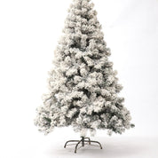 Flocking artificial snow scene Christmas decoration tree 1