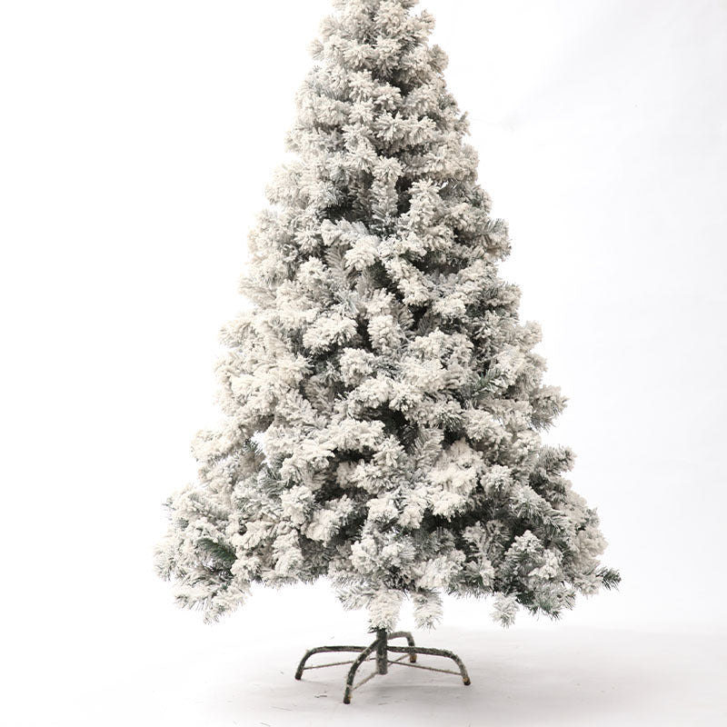 Flocking artificial snow scene Christmas decoration tree 1