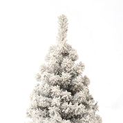 Flocking artificial snow scene Christmas decoration tree 3
