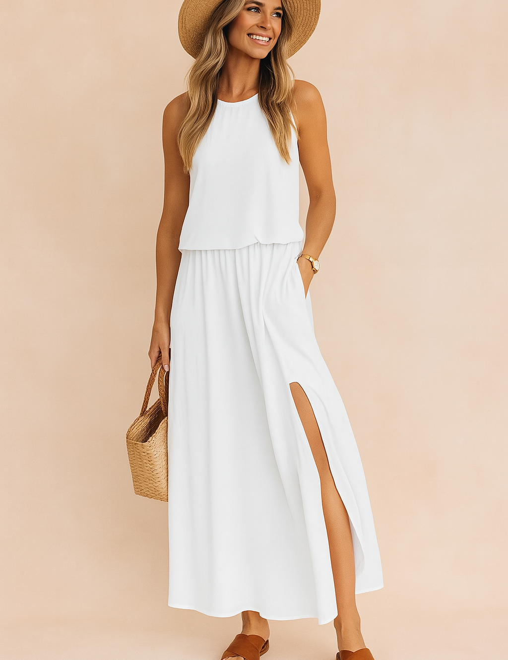 Florence | Stylish Sleeveless Summer Maxi Dress 3