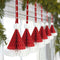 Folding paper Christmas hat decorations set 0