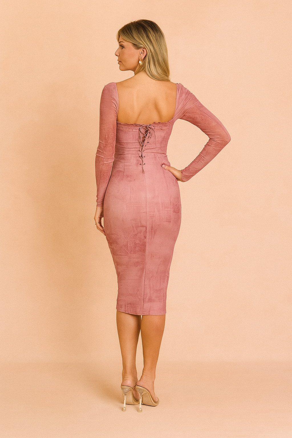 Francine | Elegant Pink Dress 3