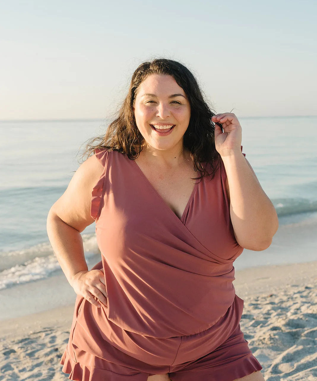 Full-body swimsuit with integrated bra - breastfeeding friendly - Sheena 0