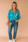 Gardenia | Floral Button-Down Neck Blouse 1