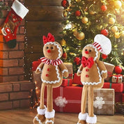Gingerbread splendor | Soft plush Santa Claus decoration 1