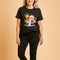 Glenda | Christmas t-shirt with a reindeer in a Christmas hat 3