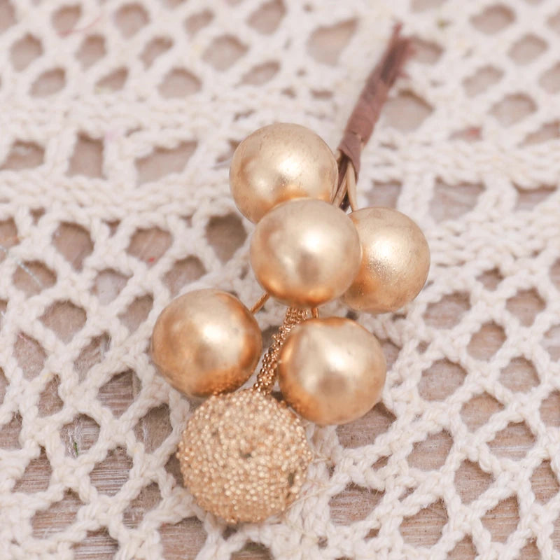 Golden elegance | Christmas tree bouquet set for festive decoration 0