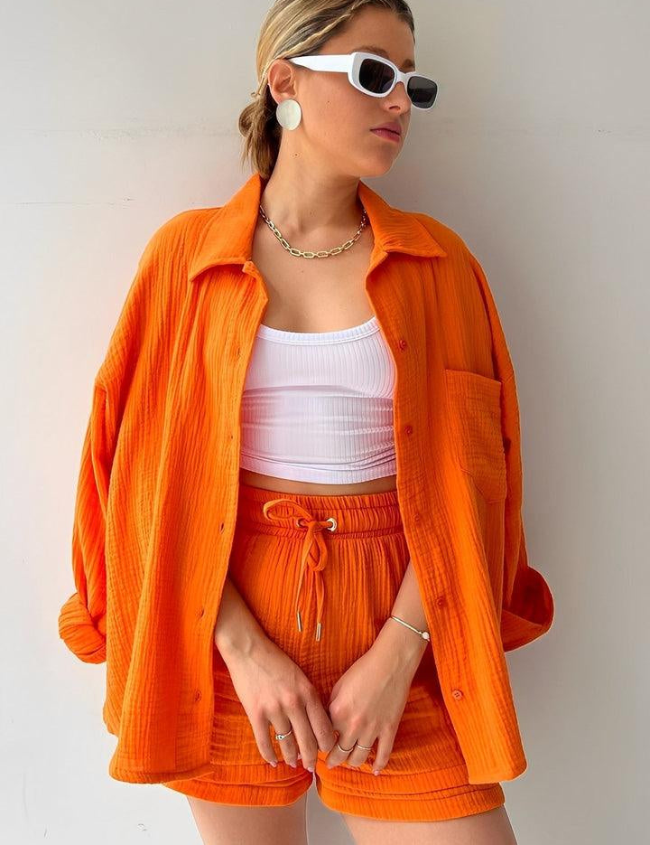 HAZEL | Top and Shorts Matching Set 0