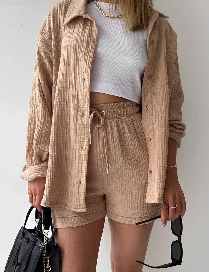 HAZEL | Top and Shorts Matching Set 1