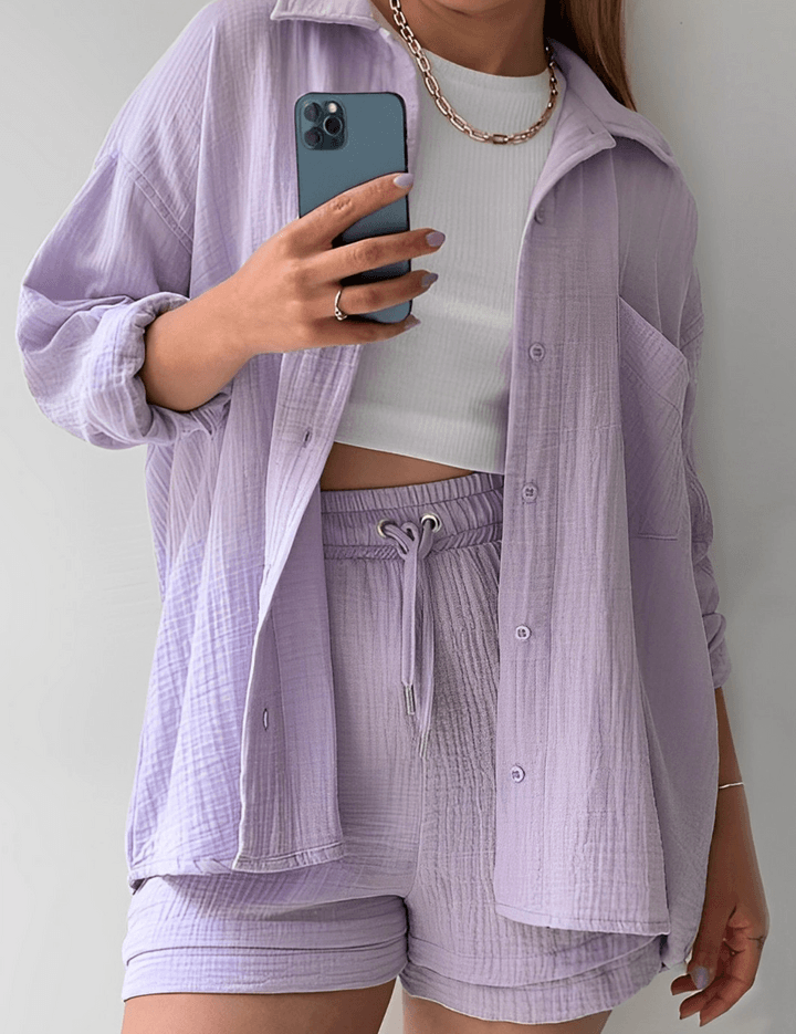 HAZEL | Top and Shorts Matching Set 3