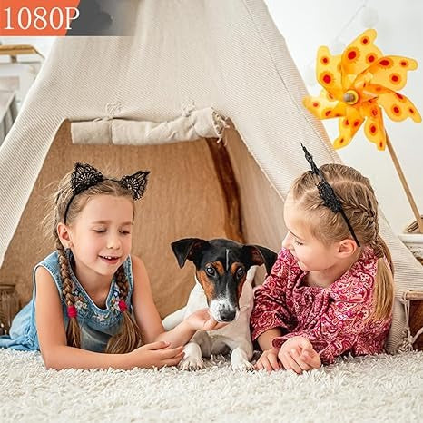 HD Wireless Security Camera with 1080p Resolution, Night Vision, and Weather-Resistant Design for Home Surveillance 1