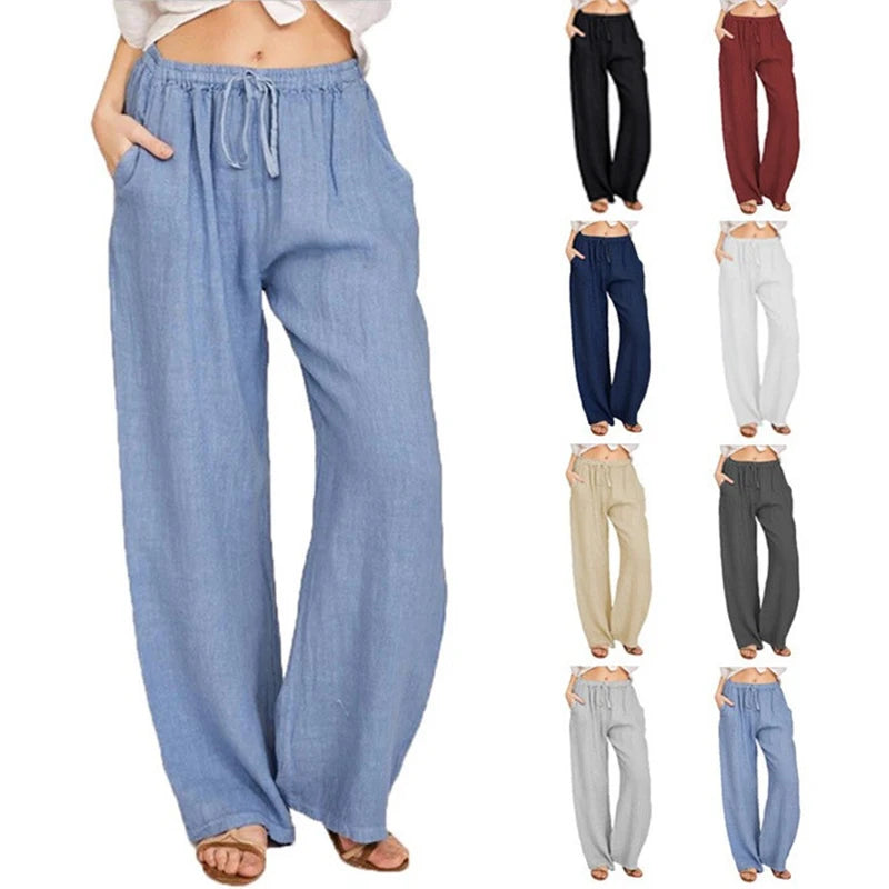 HEIDI | Casual Loose-Fit Drawstring Waist Pants 1