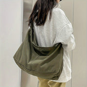 Hailey | Stylish Oversized Canvas Crossbody Messenger Bag 2