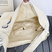 Hailey | Stylish Oversized Canvas Crossbody Messenger Bag 4