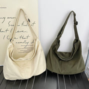 Hailey | Stylish Oversized Canvas Crossbody Messenger Bag 5