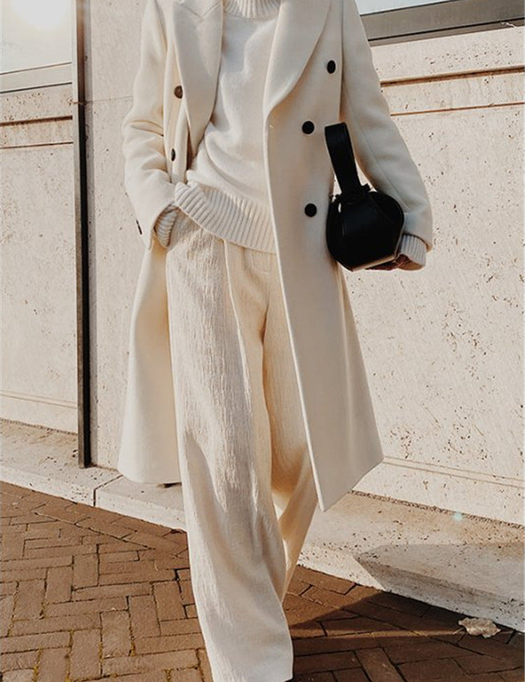 Hain | Women's Double-Breasted Long Trench Coat | Winter 1