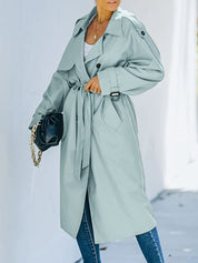 Harlani | Women's Double-Breasted Trench Coat | Long 5