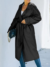 Harlani | Women's Double-Breasted Trench Coat | Long 6