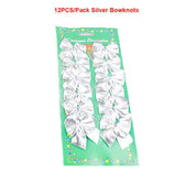 Heart-shaped Christmas tree baubles set 4