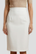 High Waist Midi Skirt with Back Slit for Women - Elegant and Fitted Design 5
