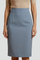 High Waist Midi Skirt with Back Slit for Women - Elegant and Fitted Design 8