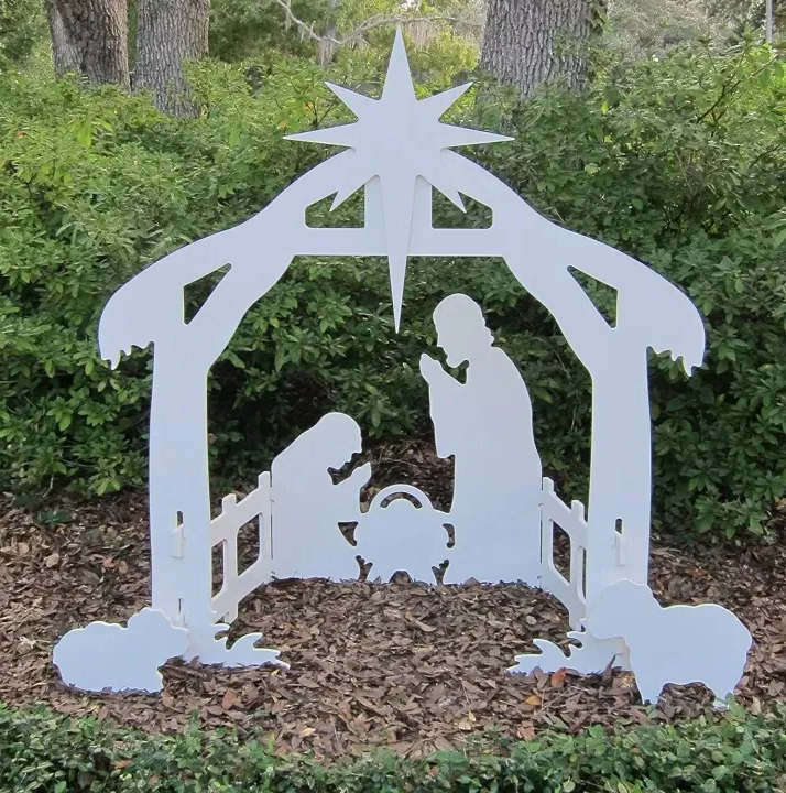Holy Night Outdoor Nativity Scene Set 0