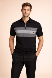 Ilya | Modern Striped Polo Shirt 1