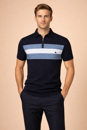 Ilya | Modern Striped Polo Shirt 2