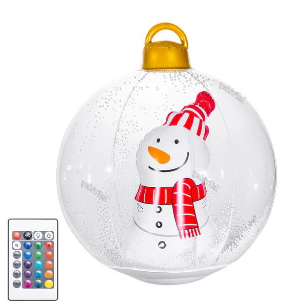 Inflatable outdoor Christmas ball with lights (LED) 0