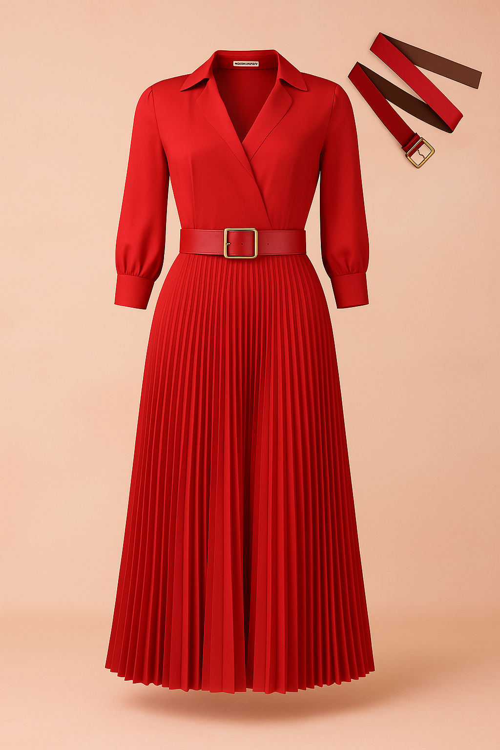 Isabela| Plus Size Elegant Knee-Length Dress for Spring 0