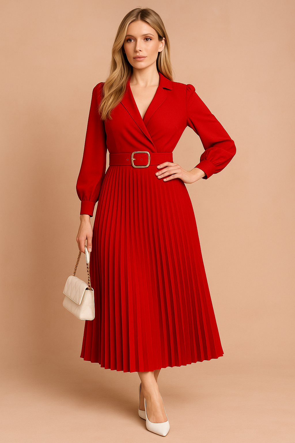 Isabela| Plus Size Elegant Knee-Length Dress for Spring 1