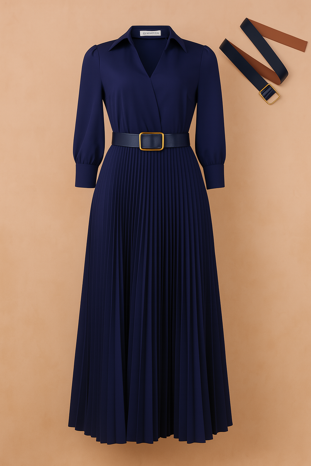 Isabela| Plus Size Elegant Knee-Length Dress for Spring 5