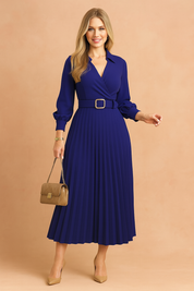 Isabella | Elegant midi summer dress in strong sizes 2