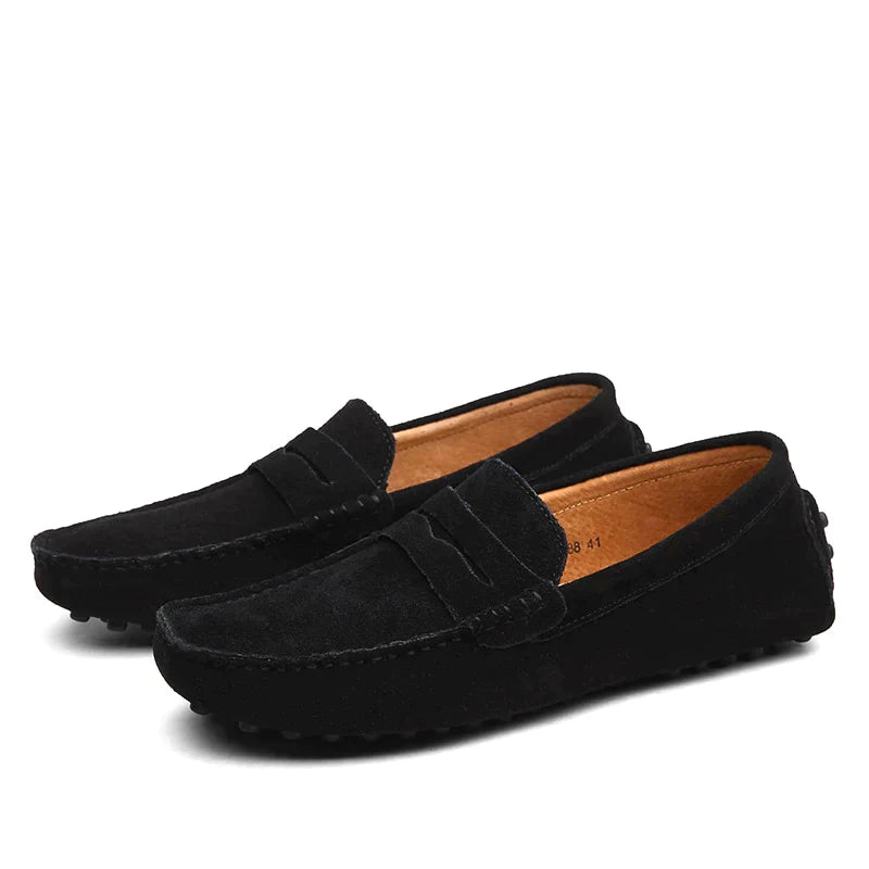 Italian-style suede loafers 5
