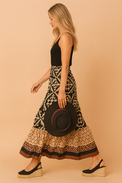 Izzy | Long Summer Skirt in Retro Boho Style 2