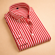 Jared | Modern men's fitted top with vertical stripes 8