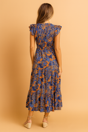 Julia | Flowy Floral Print Dress 1