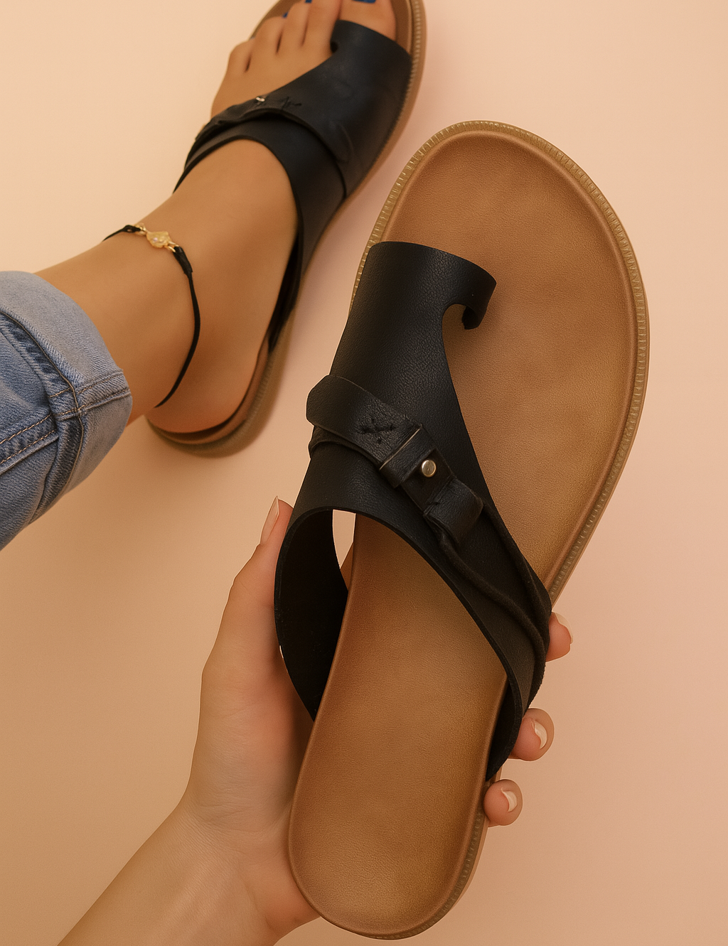 Julia | Stylish strappy flip-flops 0