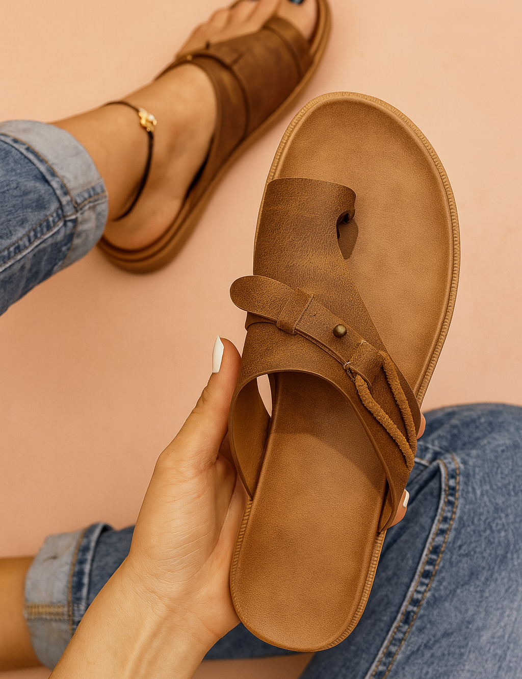 Julia | Stylish strappy flip-flops 1